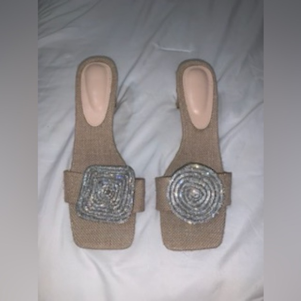 beach heels (size 12, only worn once.)